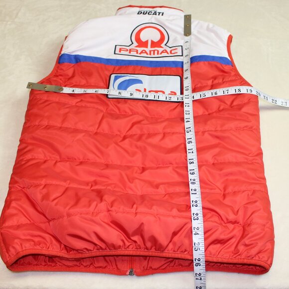 Pramac Racing Ducati Motorcycle Team Jilet Bodywarmer  Vest Mens Size M - Picture 9 of 9